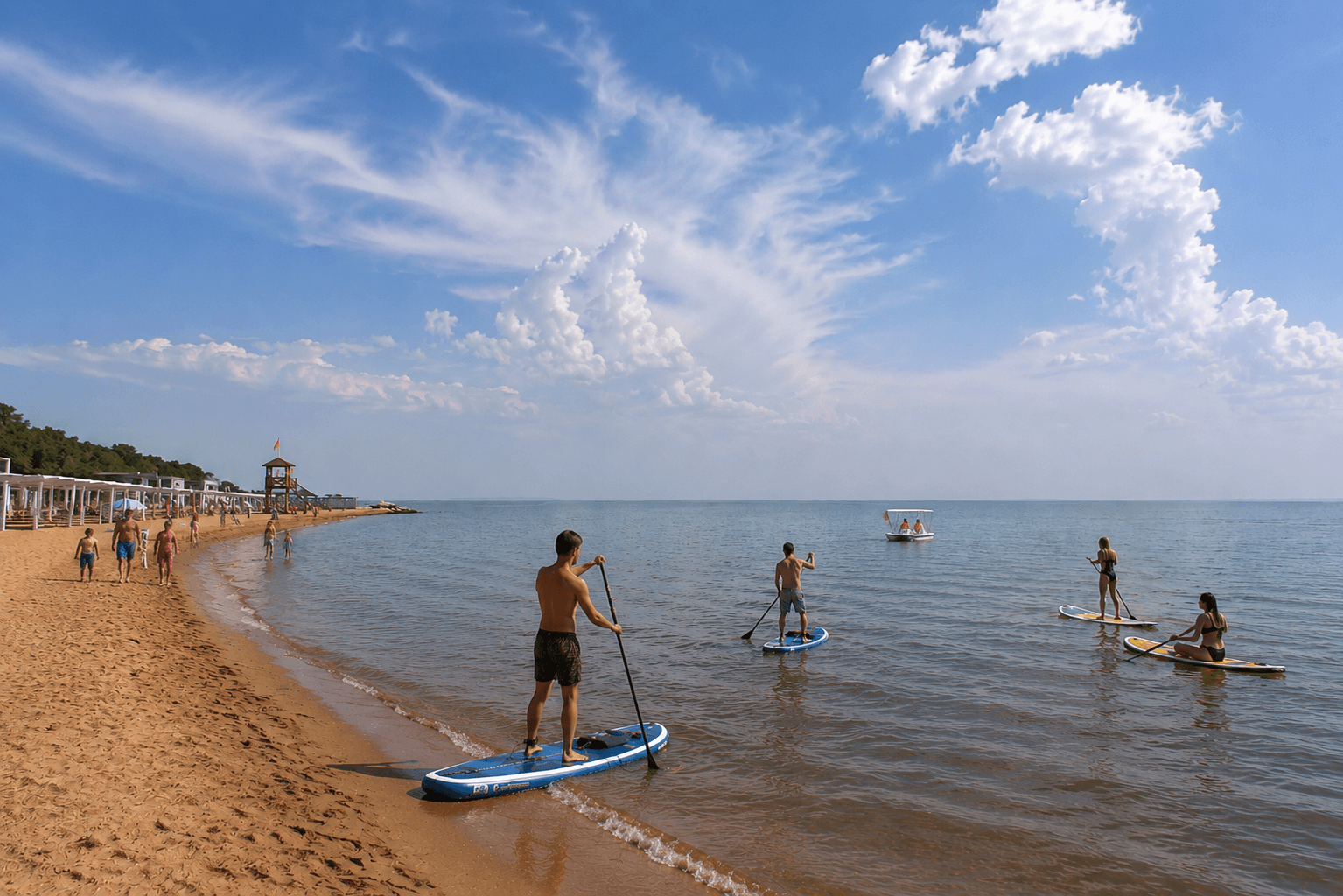 Активный день на воде